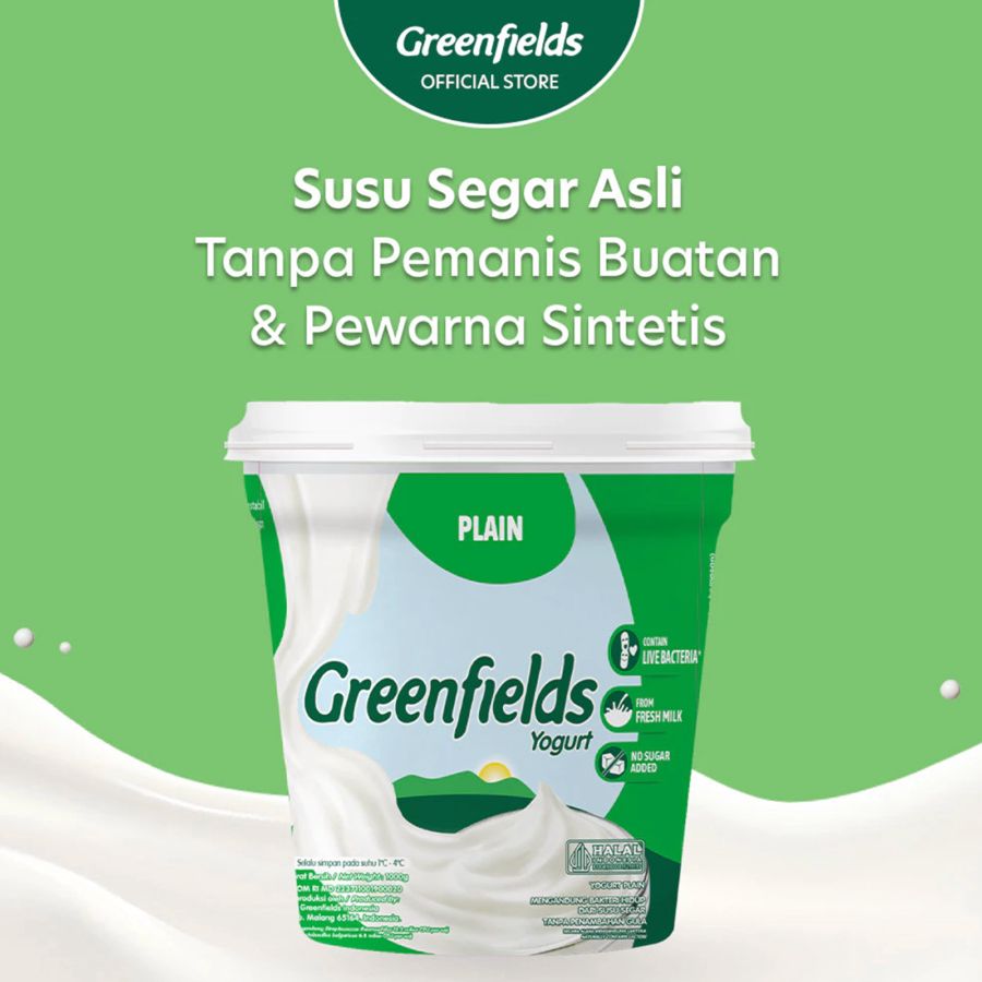 Greenfields Plain Yogurt 1000gram