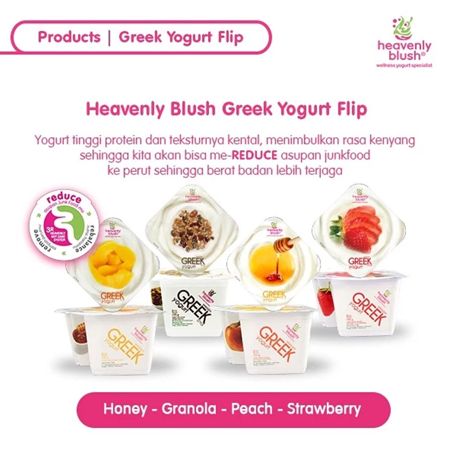 Heavenly Blush Greek Yogurt Strawberry 100gram