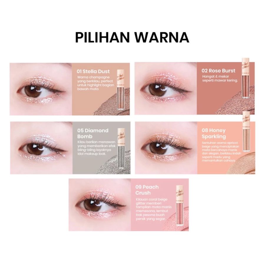 Holika Holika Eye Metal Glitter 08 Honey Sparkling Liquid Eyeshadow 3gram