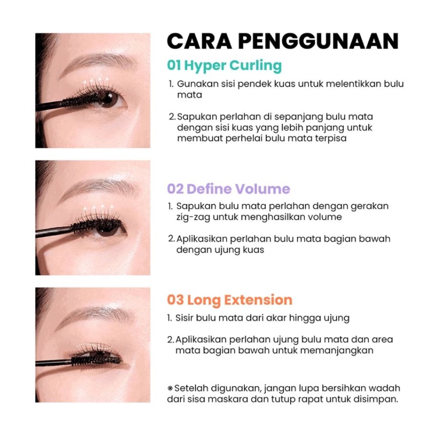 Holika Holika Lash Correcting 03 Long Extension Airy Lift Mascara 3gram
