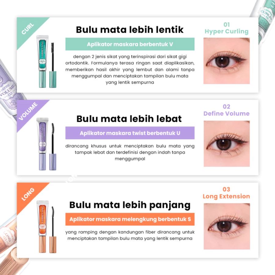 Holika Holika Lash Correcting 01 Hyper Curling Airy Lift Mascara 3gram