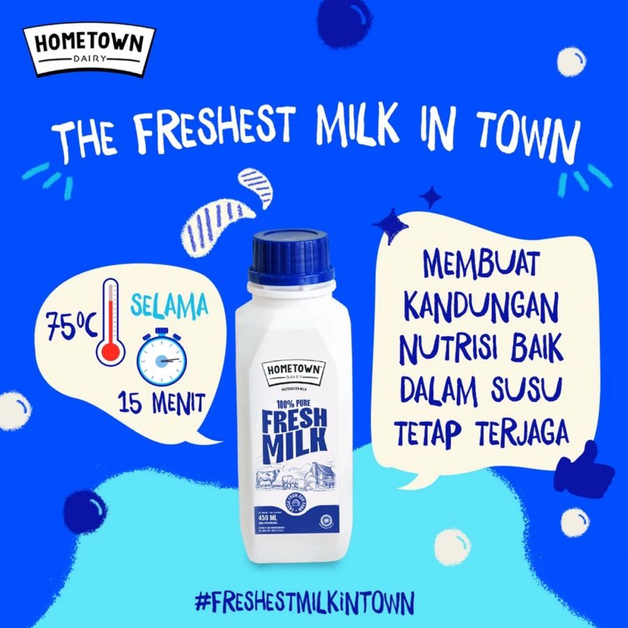 Hometown Fresh Milk 450ml