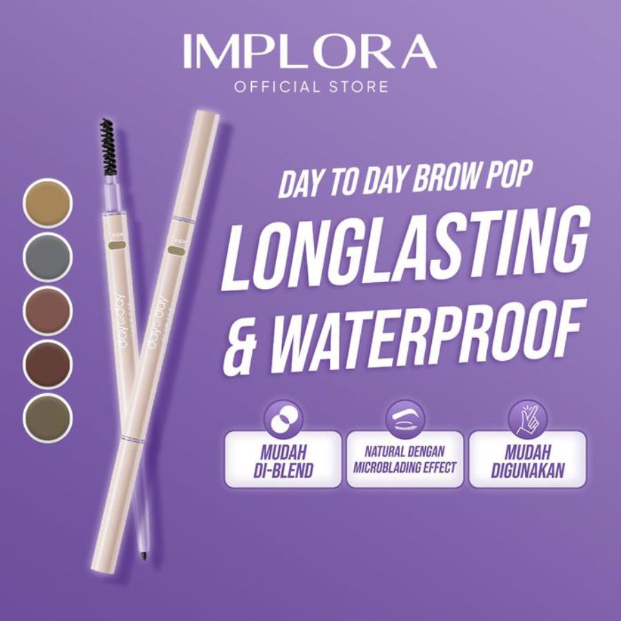 Implora Day To Day Brow Pop Dark Brown 1gram