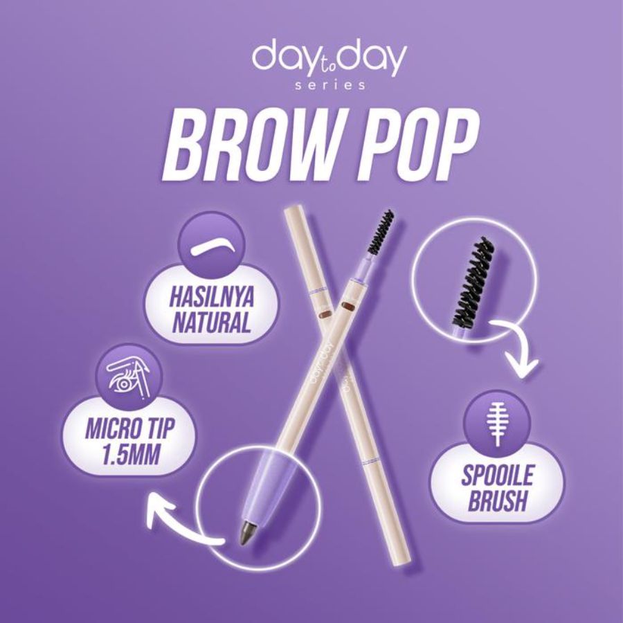 Implora Day To Day Brow Pop Dark Brown 1gram