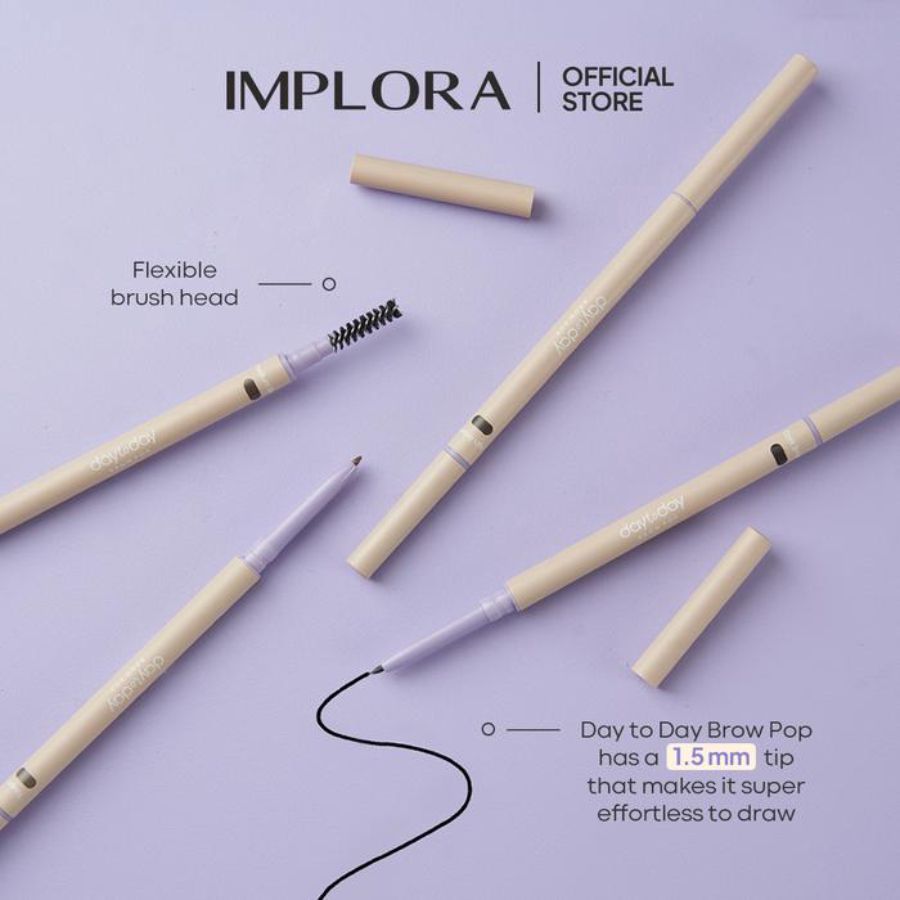 Implora Day To Day Brow Pop Dark Brown 1gram