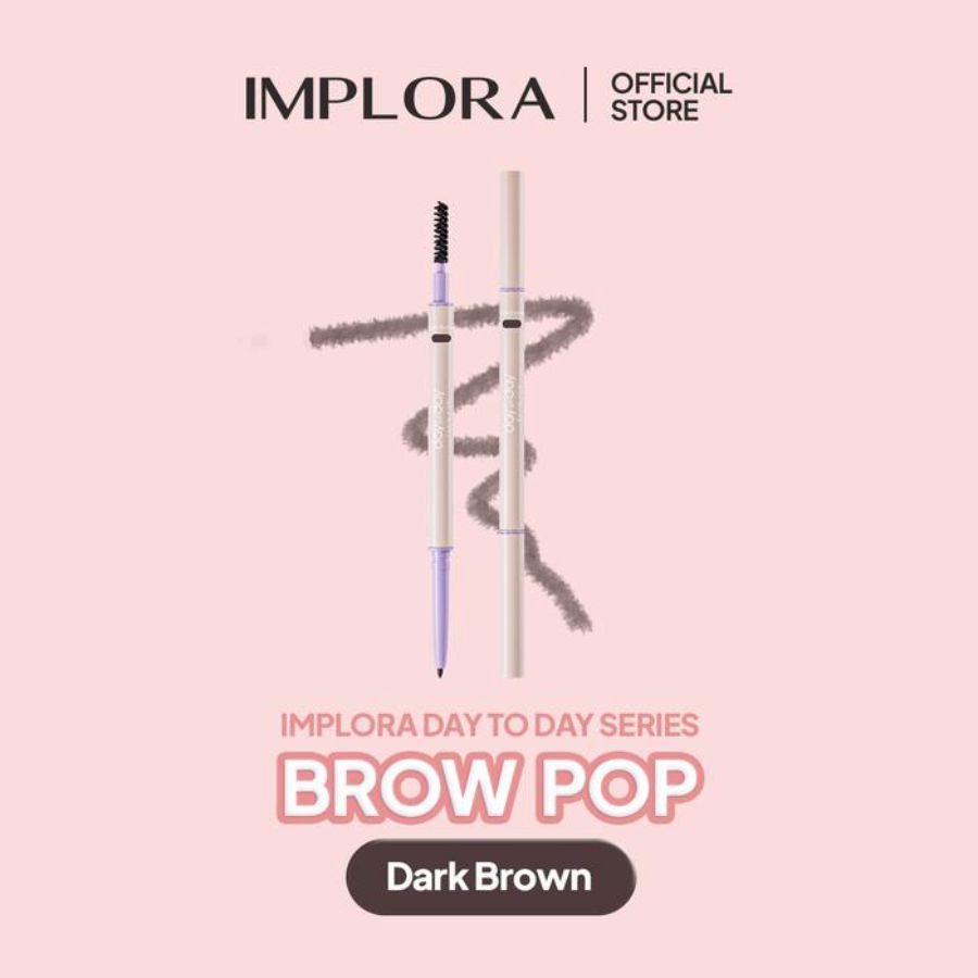 Implora Day To Day Brow Pop Dark Brown 1gram
