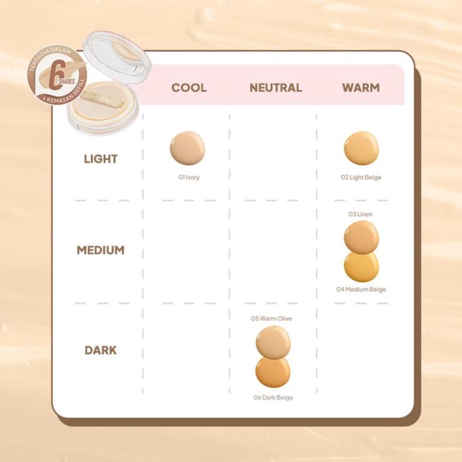 Implora Healthy Glow Cushion 01 Ivory 13gram