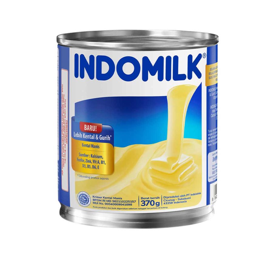 Indomilk Kental Manis Putih Kaleng 370gram