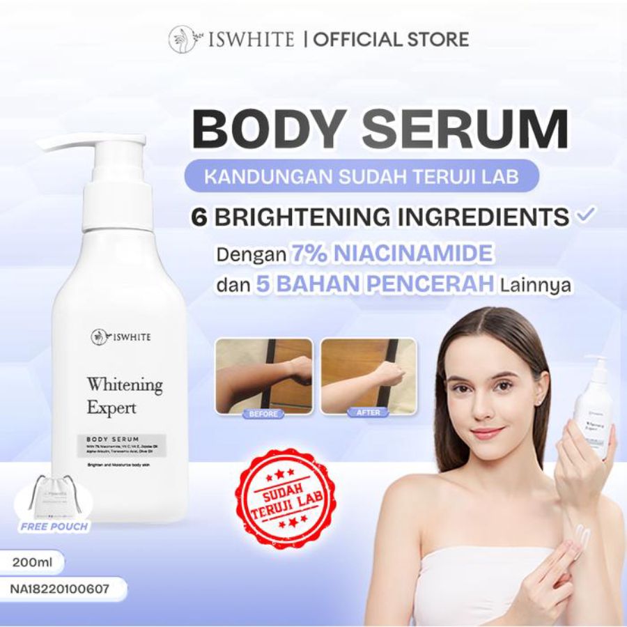 Iswhite Whitening Expert Body Serum With Niacinamide 7% 200gram