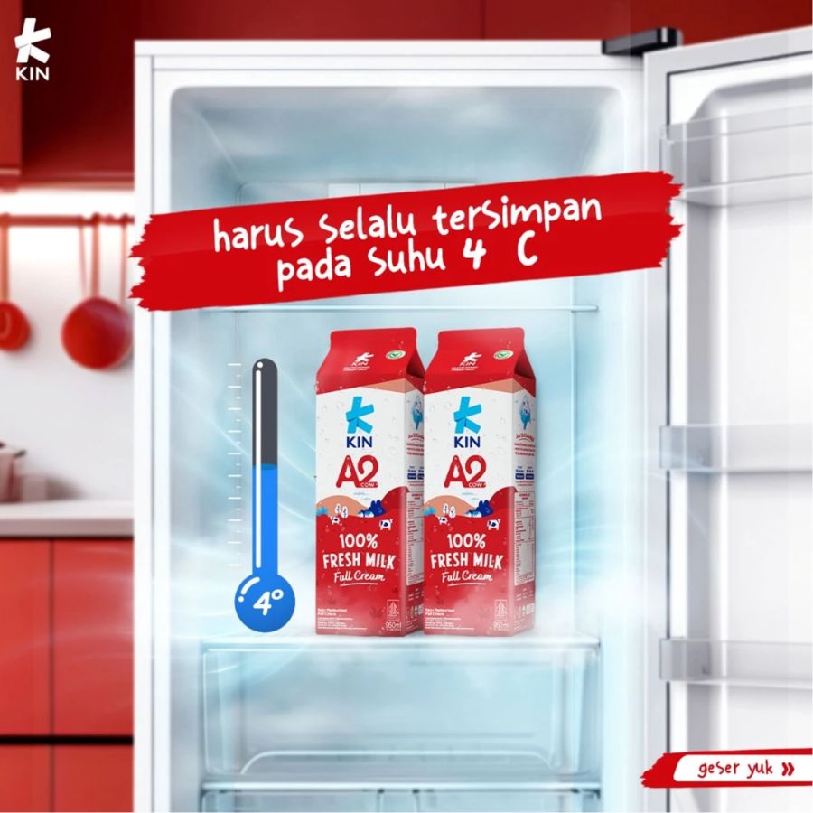 Kin A2 Fresh Milk 1liter