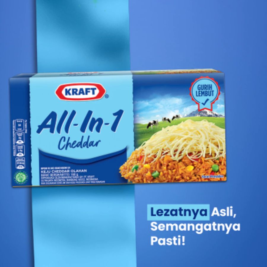 Kraft All in One Cheddar Cheese 160gram