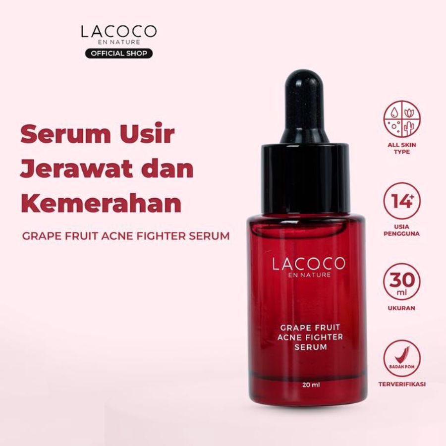 Lacoco Grape Fruit Acne Fighter Face Serum 20ml
