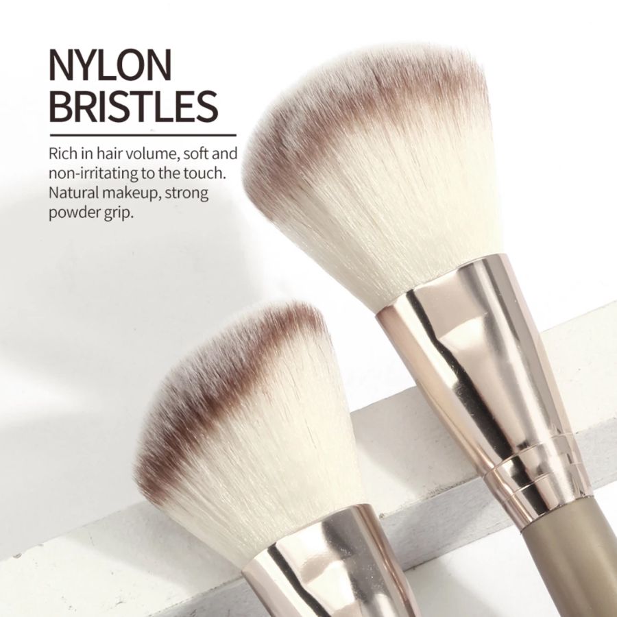 MAANGE 9 Makeup Brushes with Container Pink 100gram