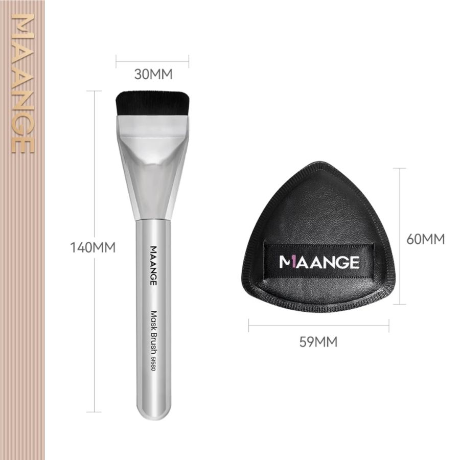 MAANGE Complexion Makeup Tools Set Silver 100gram