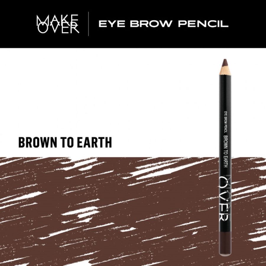Make Over Eye Brow Pencil Brown To Earth Stick (Pensil Alis) 1gram