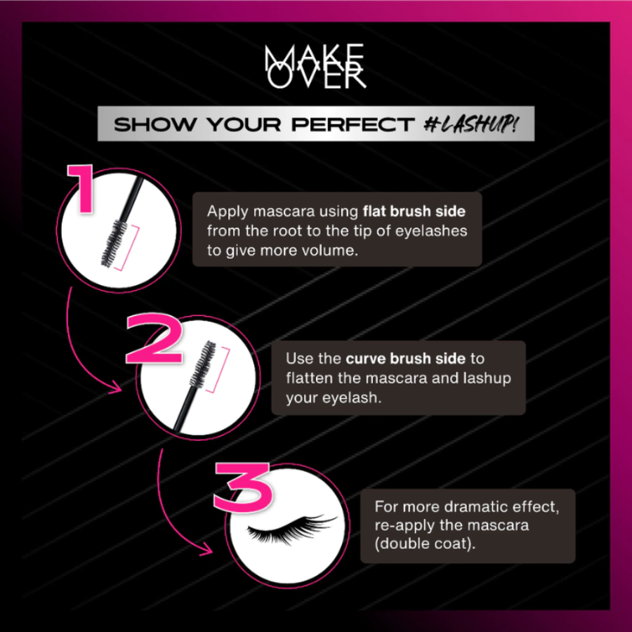 Make Over Lash Impulse Waterproof Mascara Box 9ml