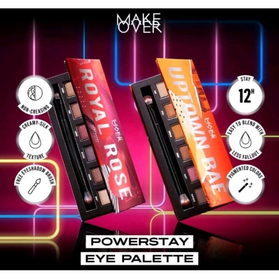 MAKE OVER Powerstay Uptown Bae Pallete Eye Shadow 4gram