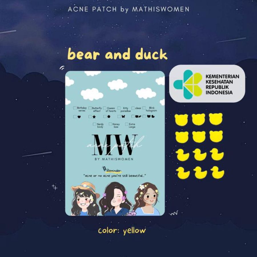 Mathis Women Bear & Duck Acne Patch 12patch