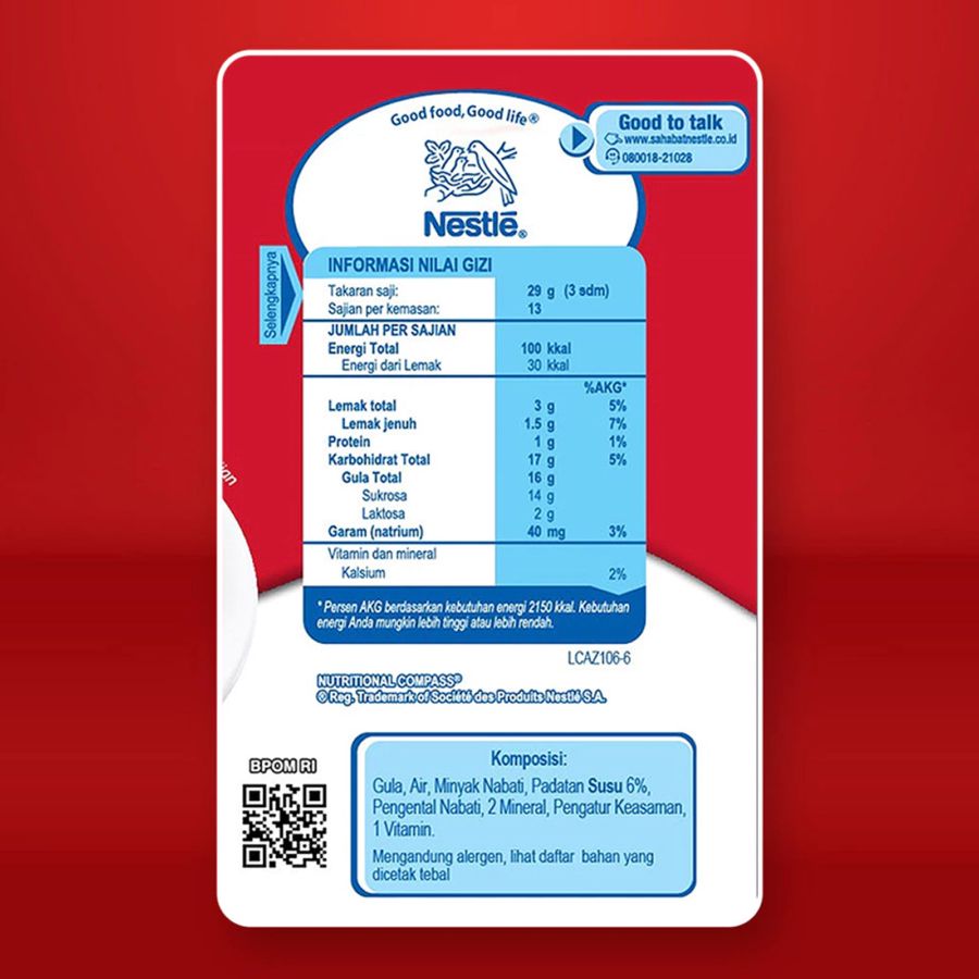 Nestle Carnation Krimer Kental Manis Kaleng 365gram