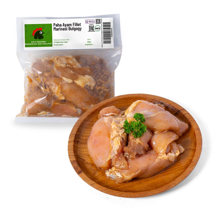Paha Ayam Fillet Marinasi Bulgogi Oke Chicken 500gram