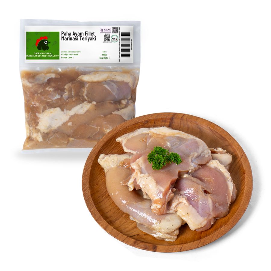 Paha Ayam Fillet Marinasi Teriyaki Oke Chicken 500gram