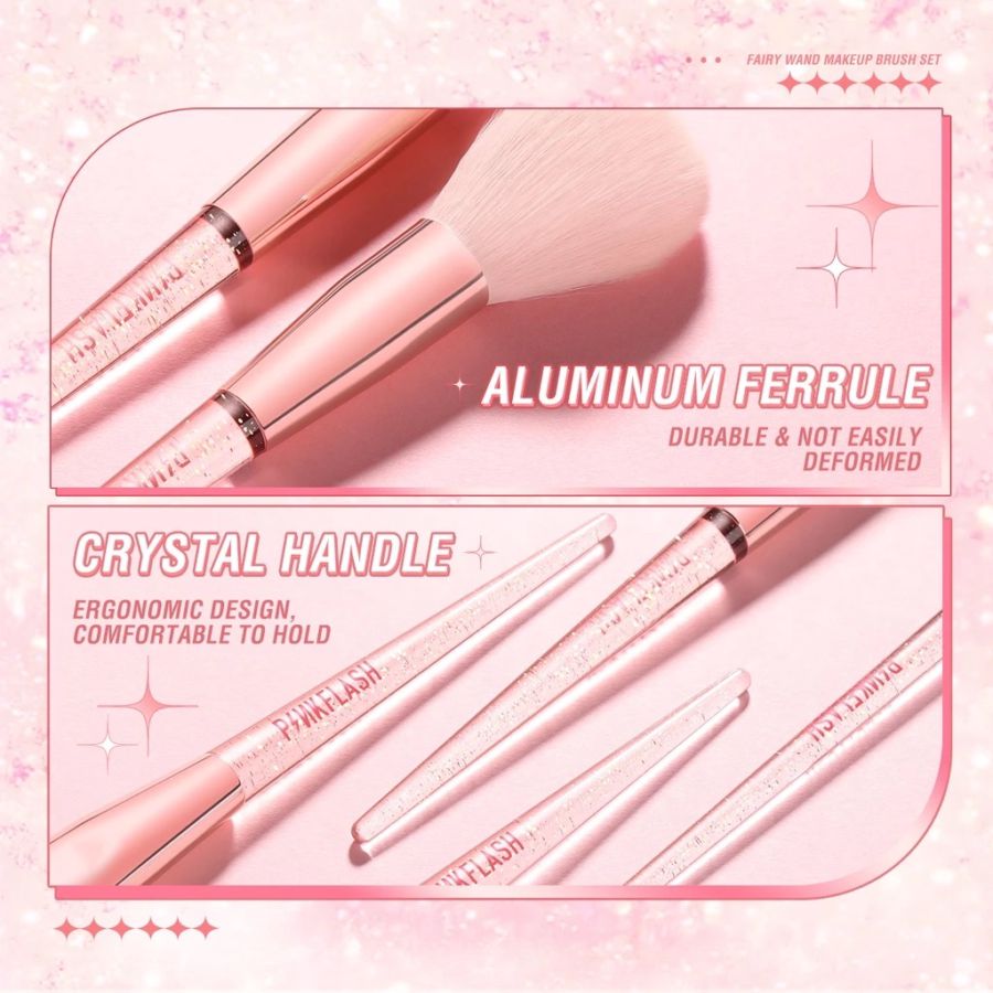 Pinkflash Makeup Brush Fairy Wand Makeup Tool 06 Angled Brush 1pcs