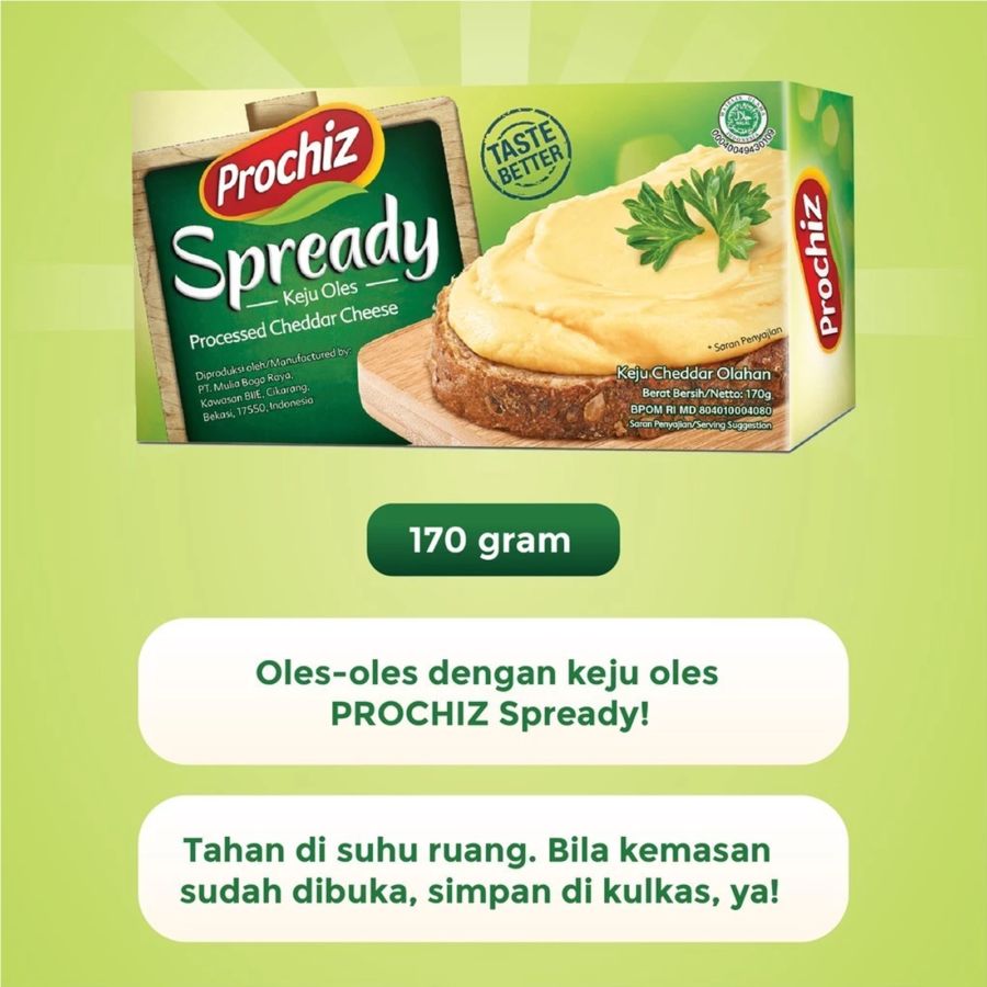 Prochiz Spready Keju Oles 160gram