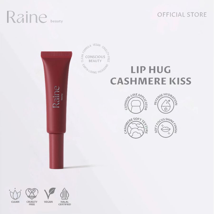 Raine Beauty Lip Hug Cashmere Kiss Cozy Cherry Lipstik 10gram