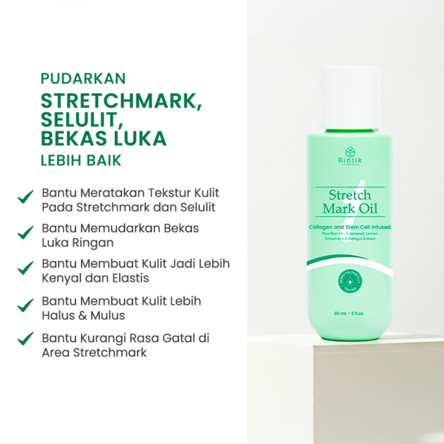 Rintik Skincare Stretch Mark Oil 90ml