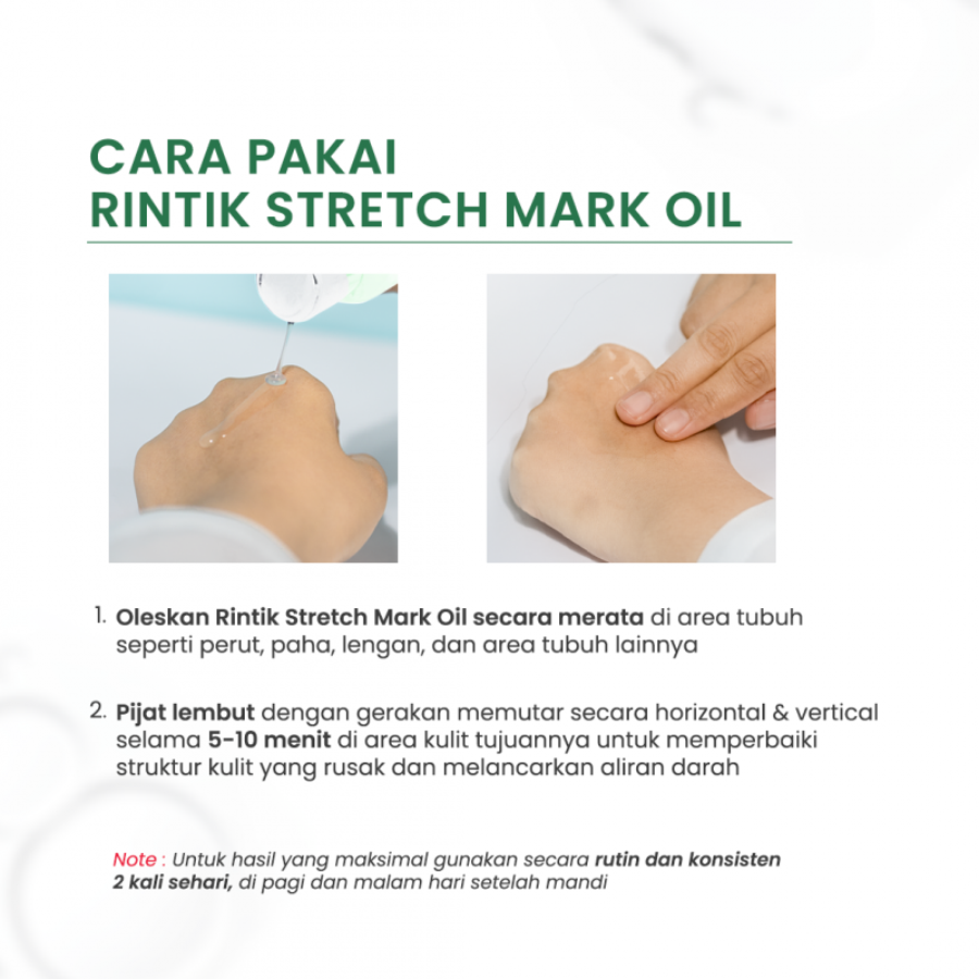 Rintik Skincare Stretch Mark Oil 90ml