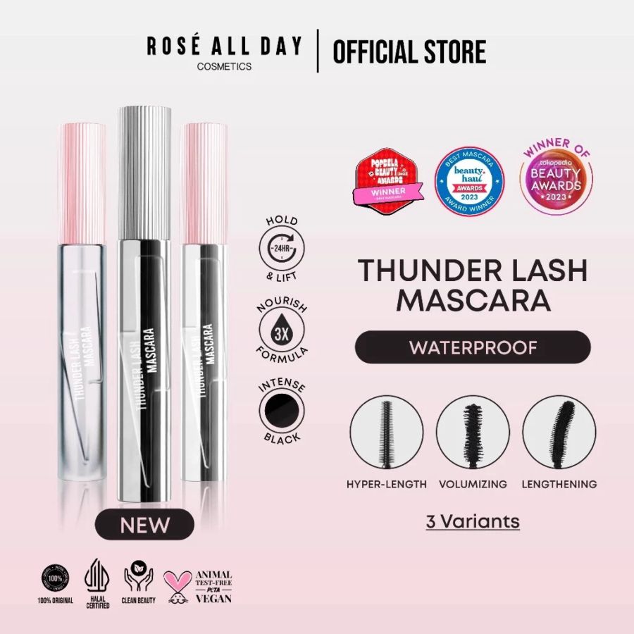 Rose All Day Thunder Lash Volumizing Mascara 8gram
