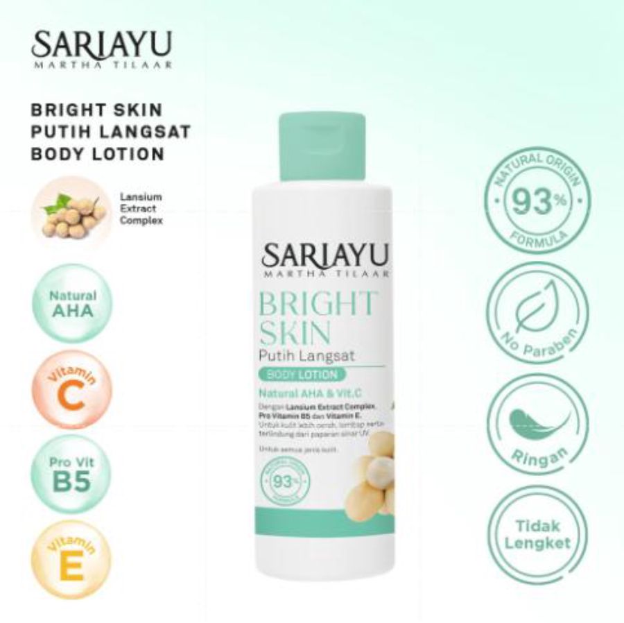 Sariayu Bright Skin Putih Langsat Body Lotion 150ml