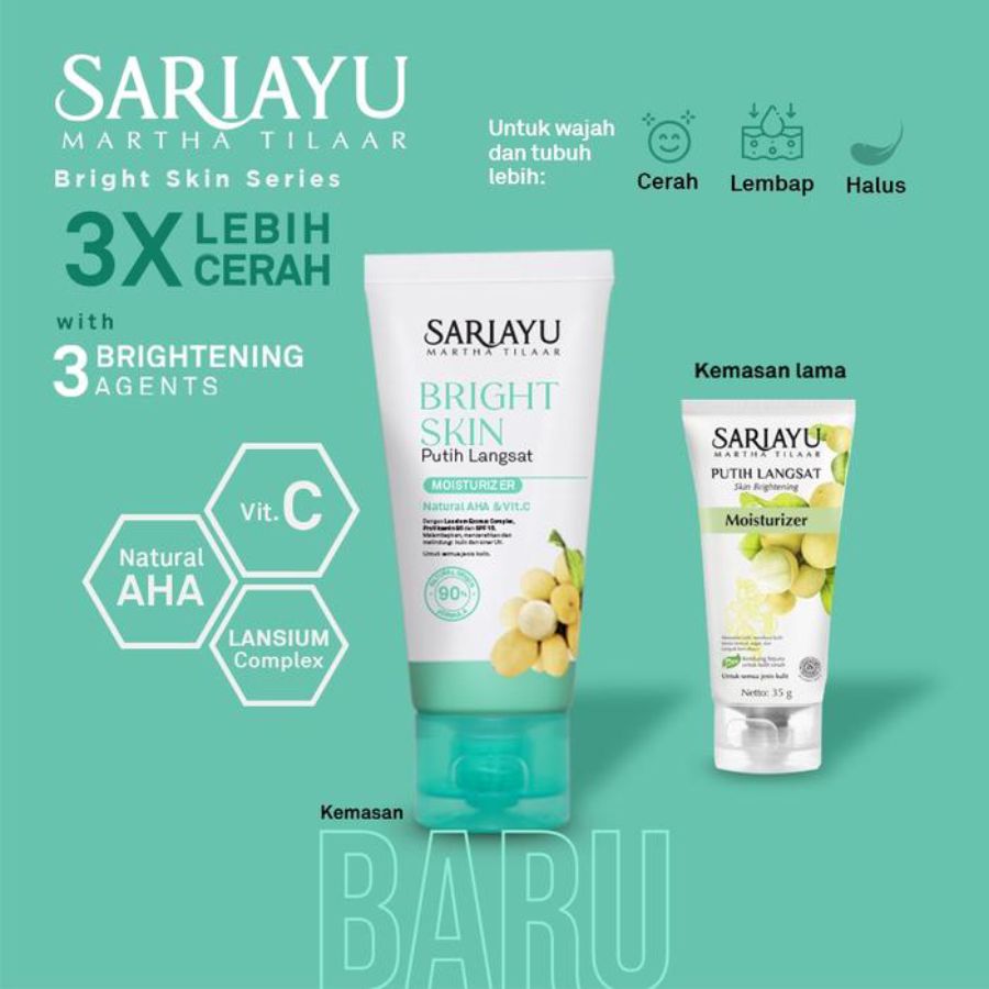 Sariayu Bright Skin Putih Langsat Moisturizer 35ml
