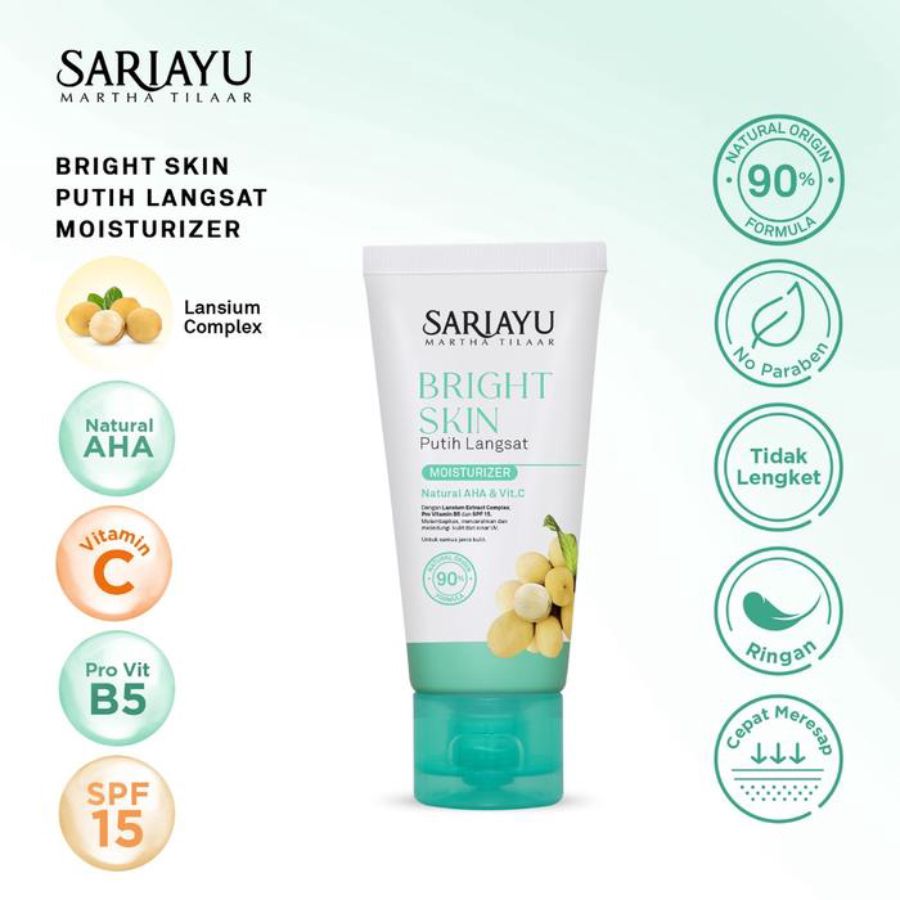 Sariayu Bright Skin Putih Langsat Moisturizer 35ml