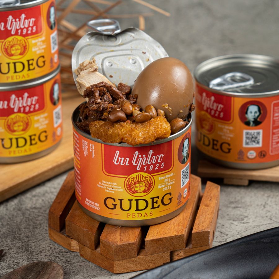 Bu Tjitro 1925 Gudeg Kaleng Pedas 210gram