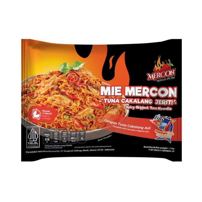 Mercon Merah Putih Mie Mercon Tuna Cakalang Jerit