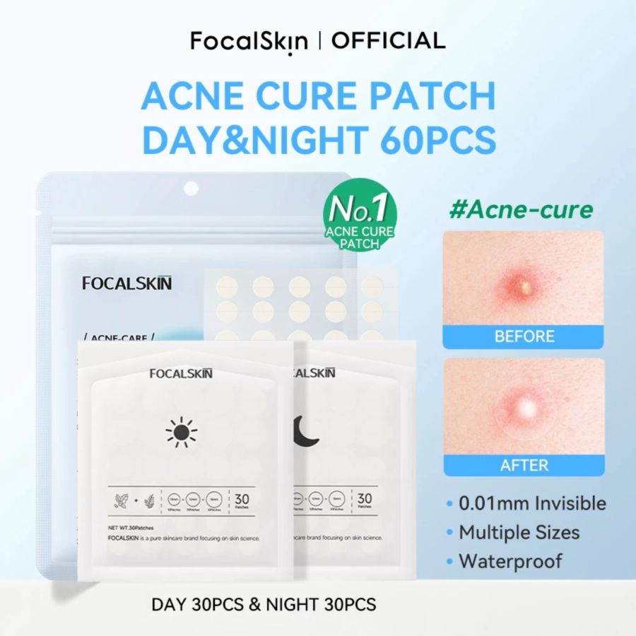 Focalskin Acne Care Day & Night Acne Patch 60patch