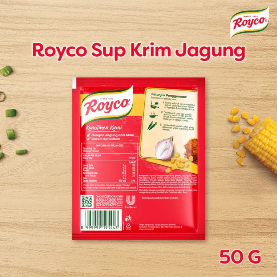 Royco Sup Krim Jagung 50gram