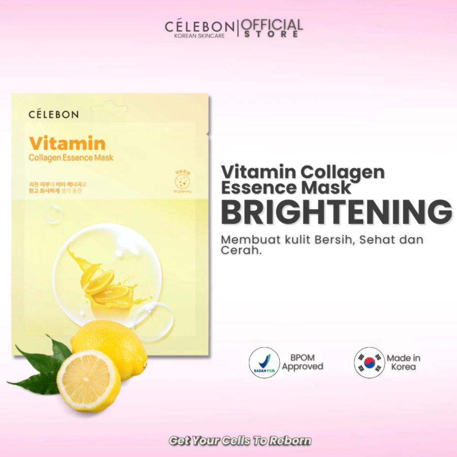 Celebon Vitamin Collagen Essence Sheet Face Mask 23ml