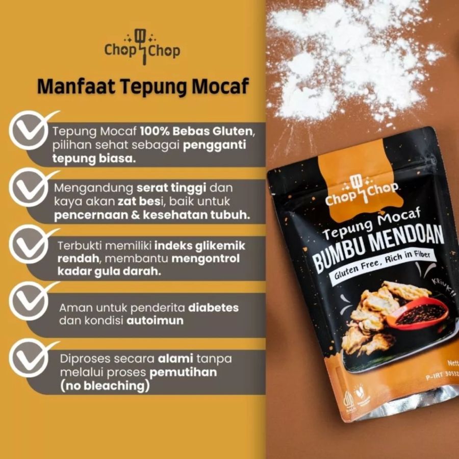 Chop Chop Tepung Mocaf Bumbu Mendoan 200gram