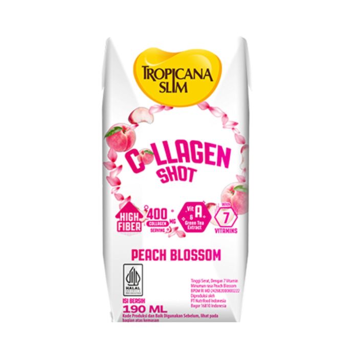 Tropicana Slim Collagen Shot Peach Blossom 190ml