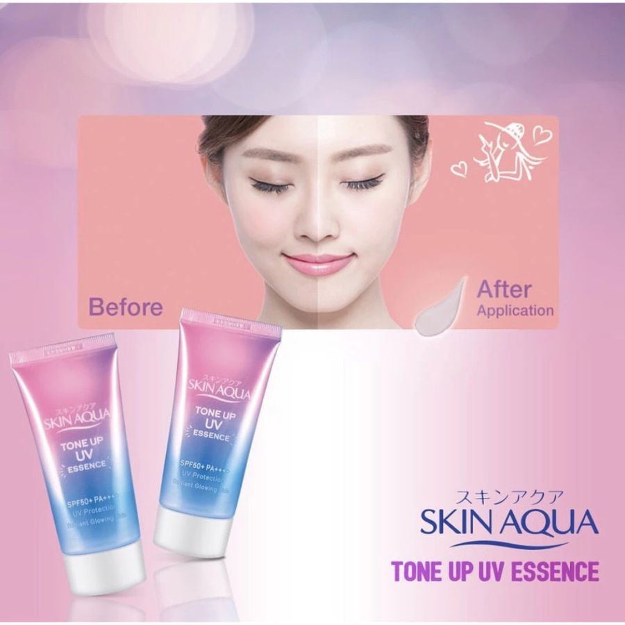 Skin Aqua Tone Up UV Essence SPF 50+ PA+++ Sunscreen 40gram