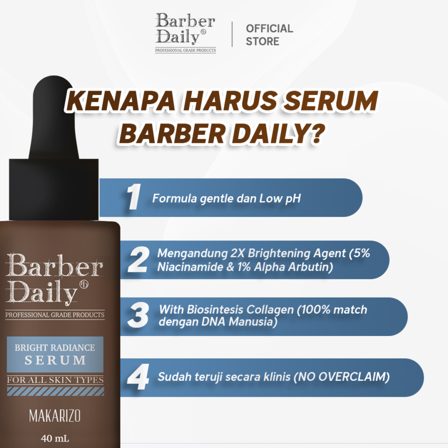 Barber Bright Radiance Serum Wajah 40ml
