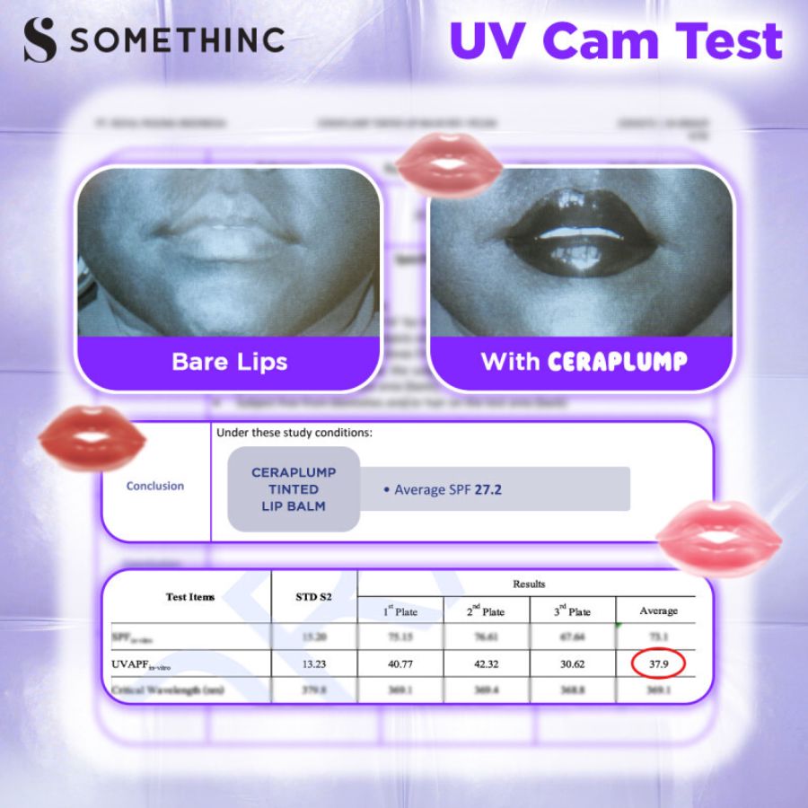 Somethinc Ceraplum Tinted 02 Sorbet SPF25 PA Lip Balm 20gram