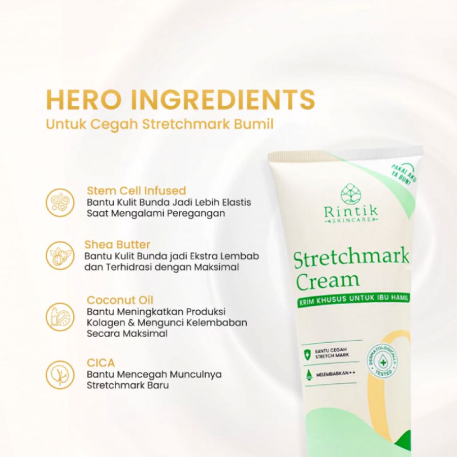 Rintik Skincare Stretchmark Cream 200ml