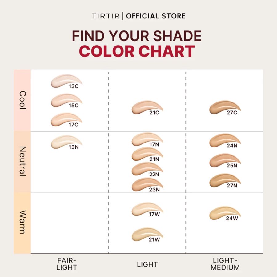 TIRTIR Mask Fit Red 21N Ivory Cushion 18gram