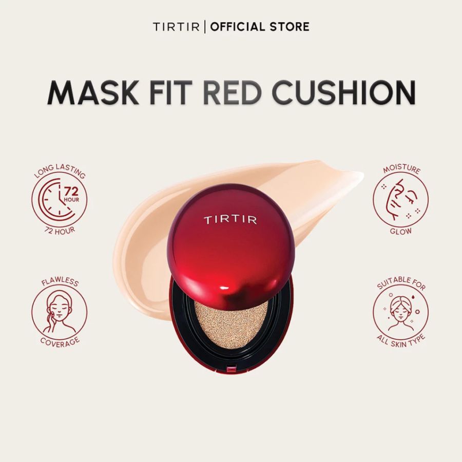 TIRTIR Mask Fit Red 21N Ivory Cushion 18gram