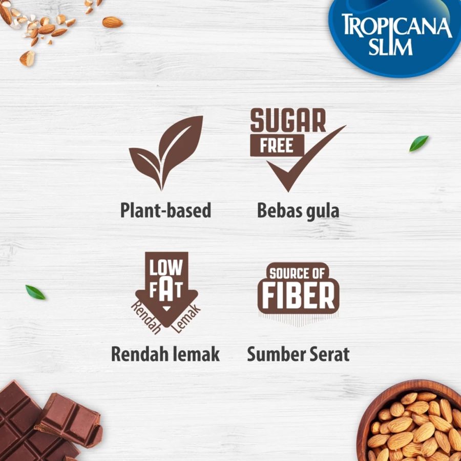 Tropicana Slim Almond Drink Chocolicious 190ml