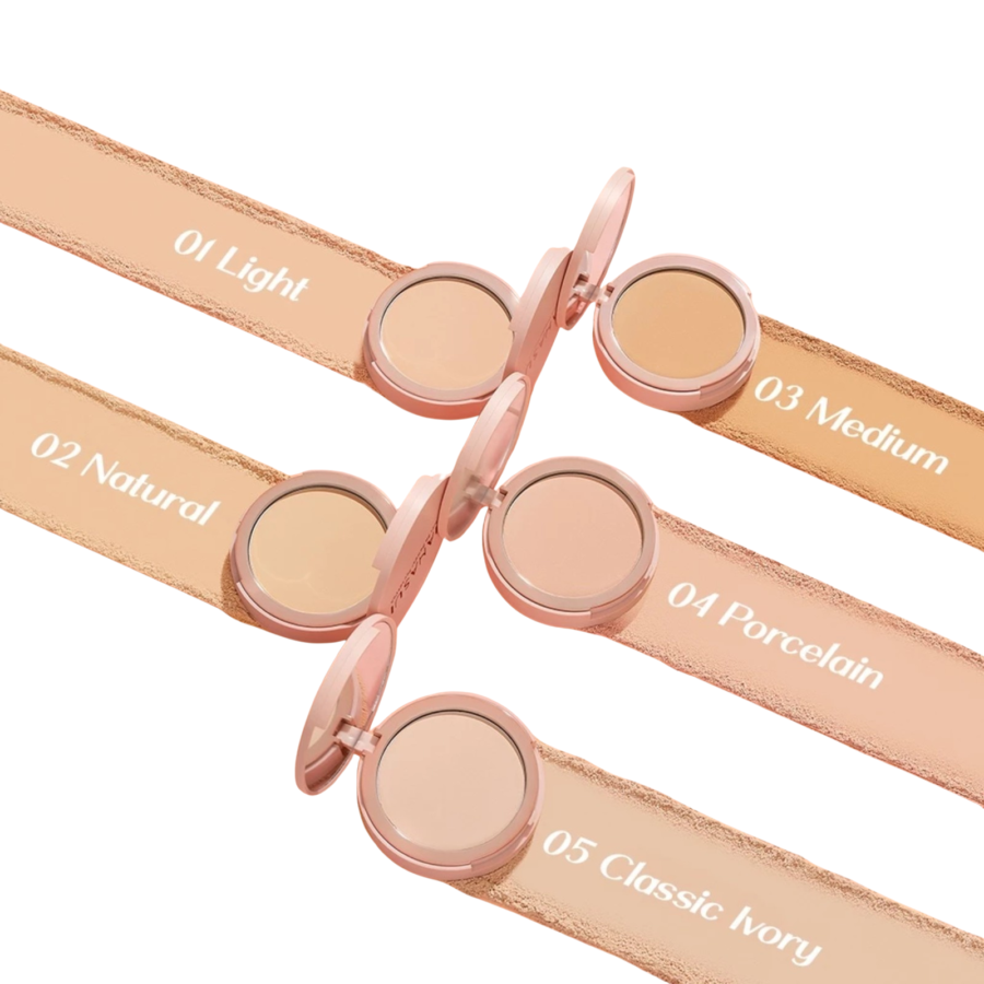 Hanasui Perfect Fit Powder Foundation Medium 12.5gr 1pcs