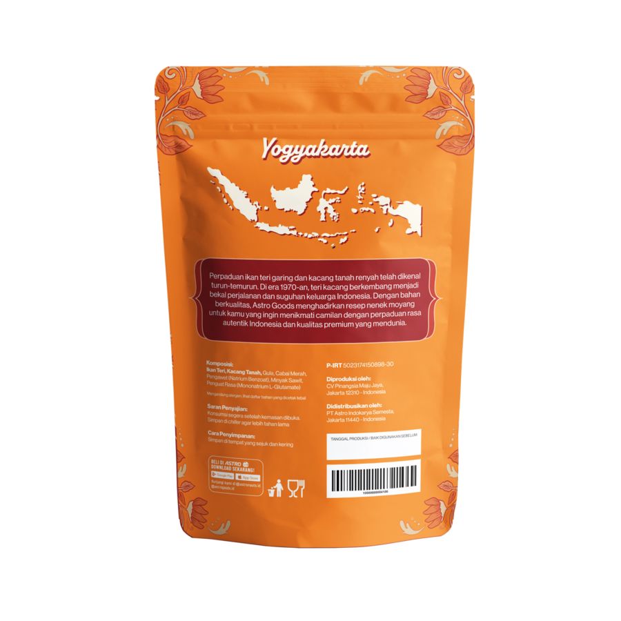 Teri Kacang Astro Goods 100gram